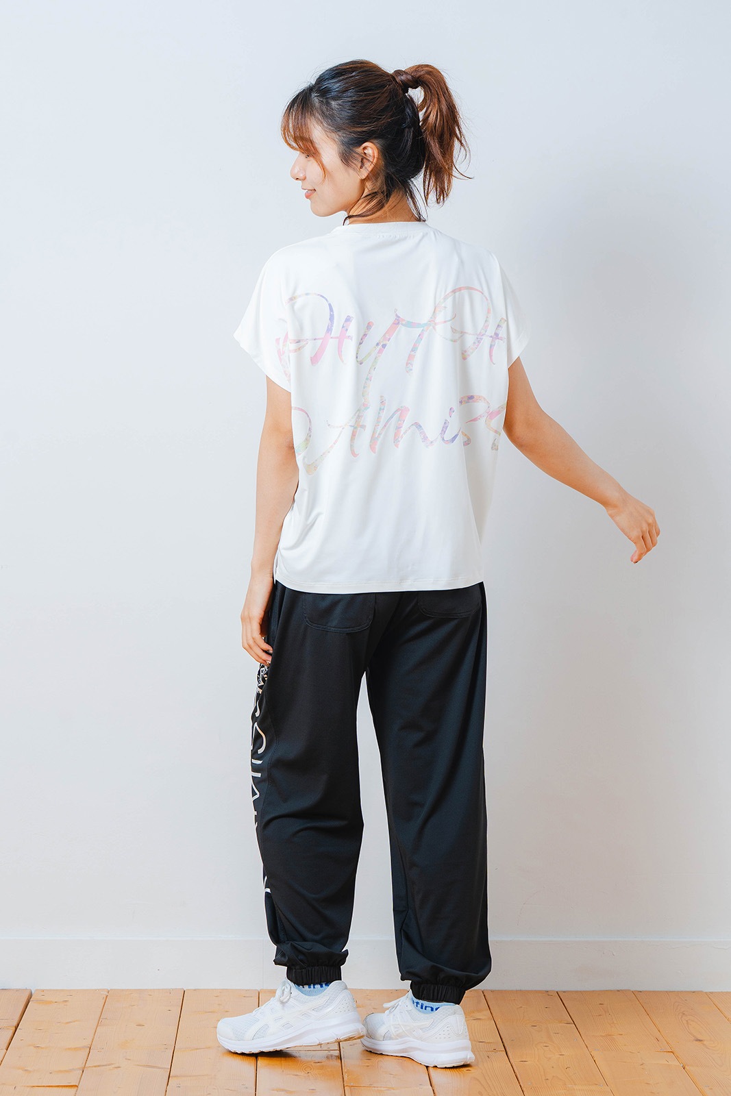 ワイド ジョガー パンツ ブラック 1532-1613