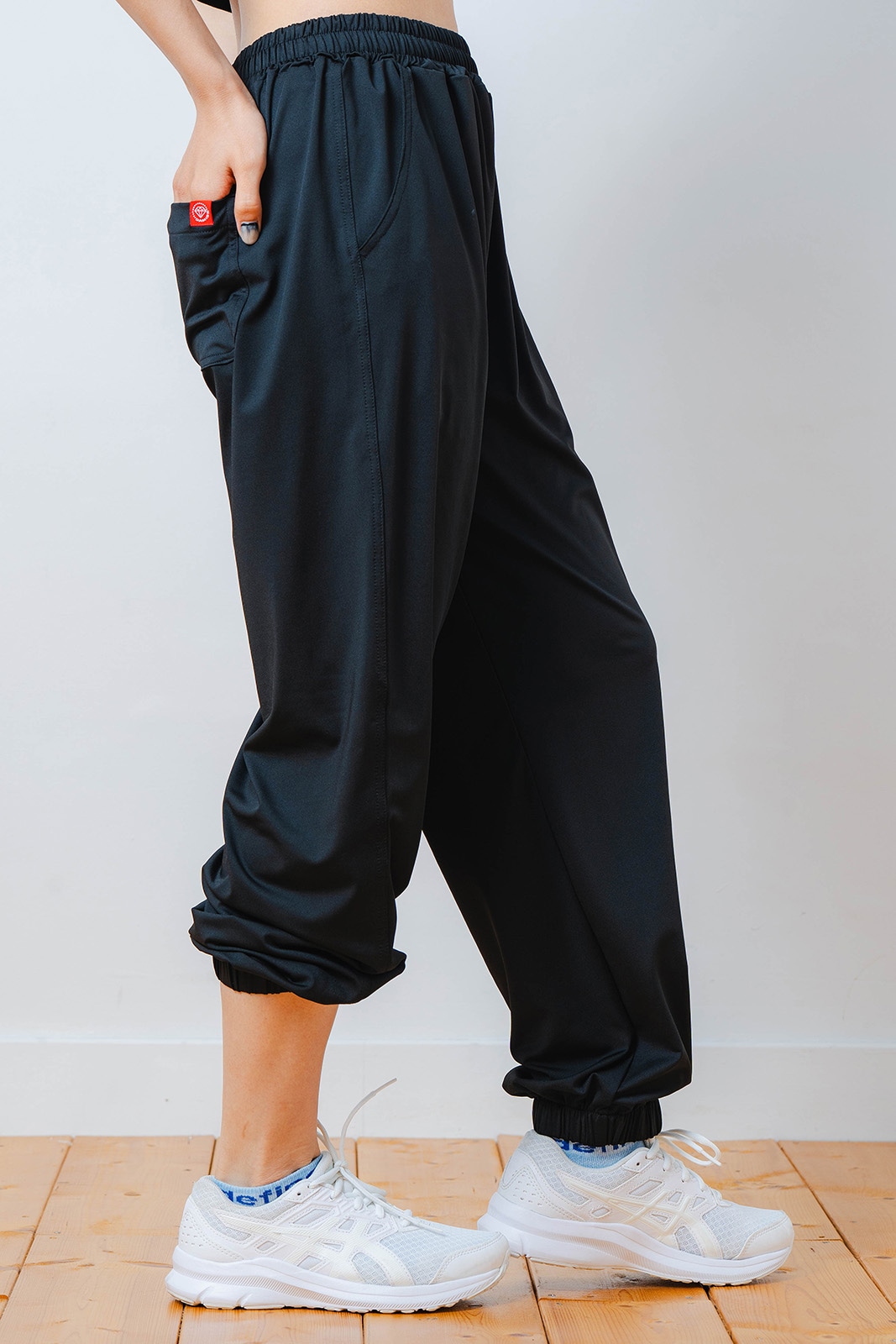 ワイド ジョガー パンツ ブラック 1532-1613