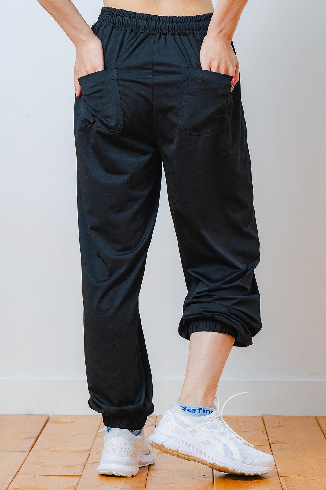 ワイド ジョガー パンツ ブラック 1532-1613