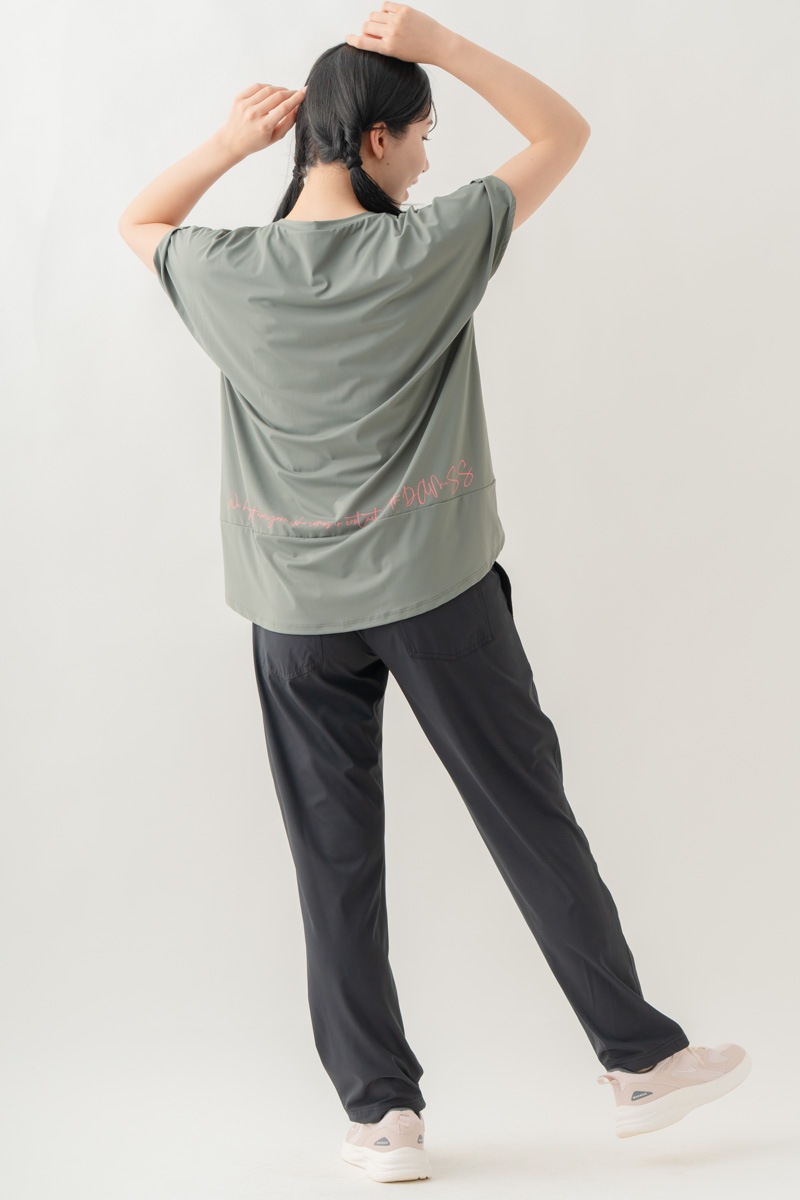 【先行割10％OFF】　MixハートストーンＴシャツ カーキ 1634-1489【8/17まで】