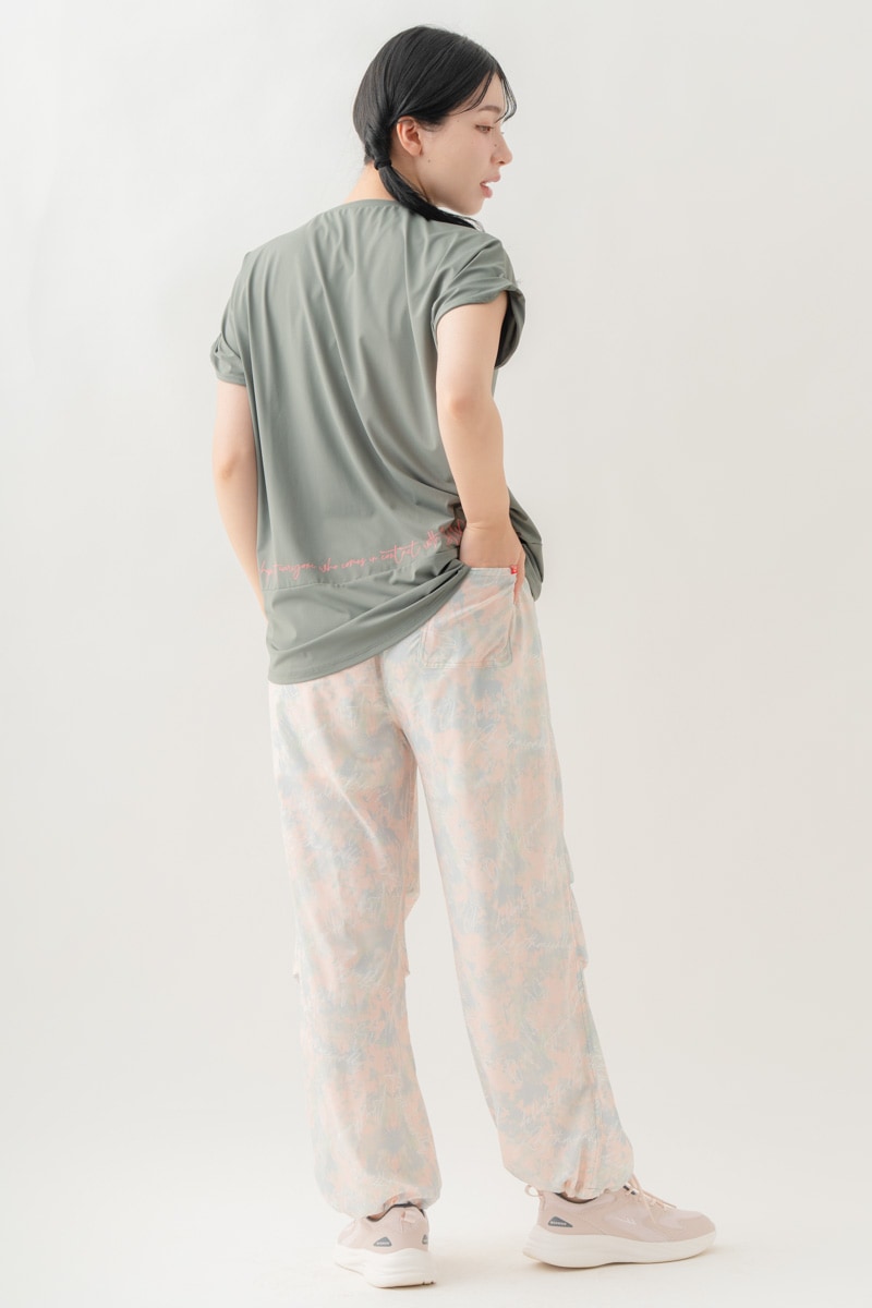 【先行割10％OFF】　MixハートストーンＴシャツ カーキ 1634-1489【8/17まで】