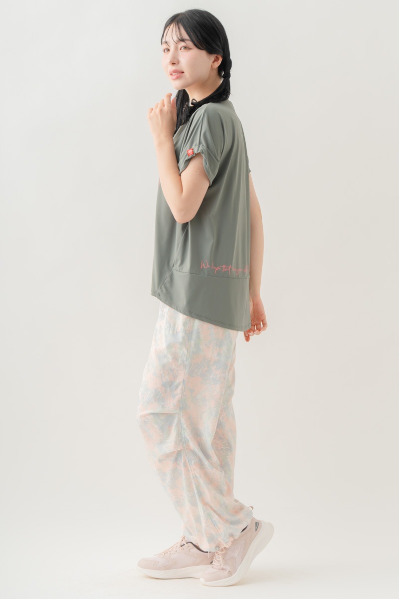 【先行割10％OFF】　MixハートストーンＴシャツ カーキ 1634-1489【8/17まで】