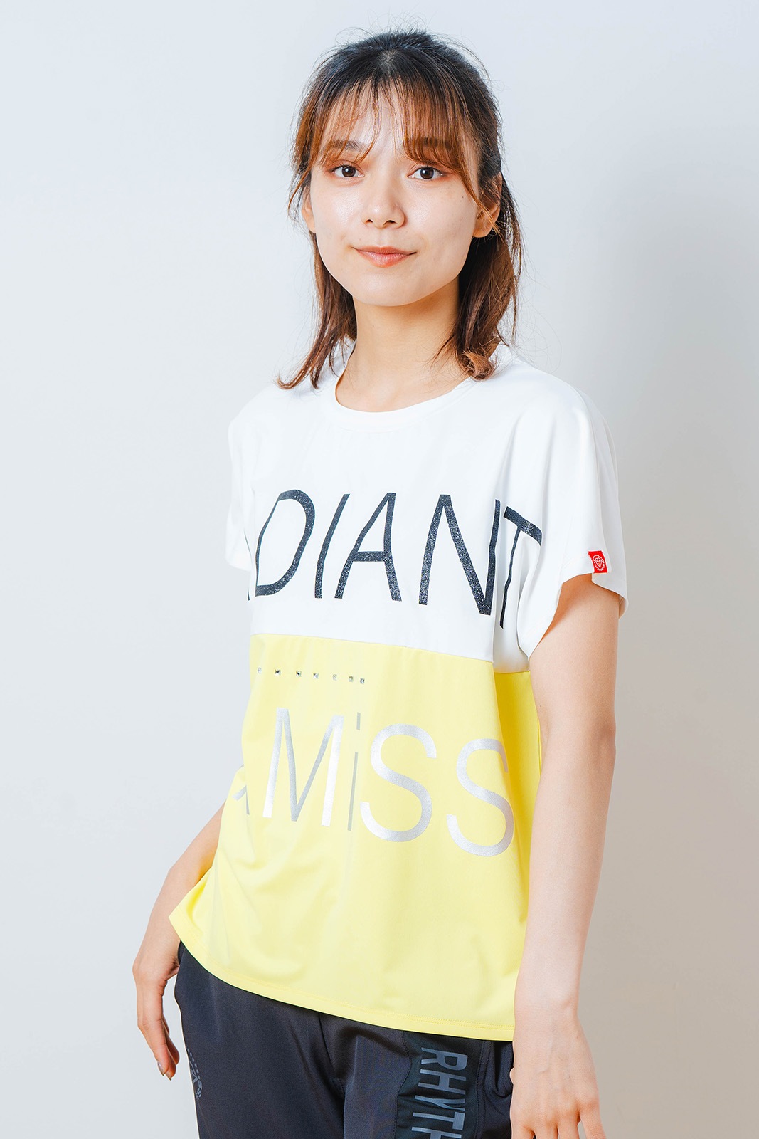 バイカラー Tシャツ  イエロー 1534-1614 