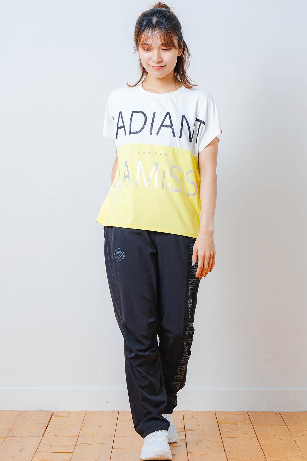 バイカラー Tシャツ  イエロー 1534-1614 