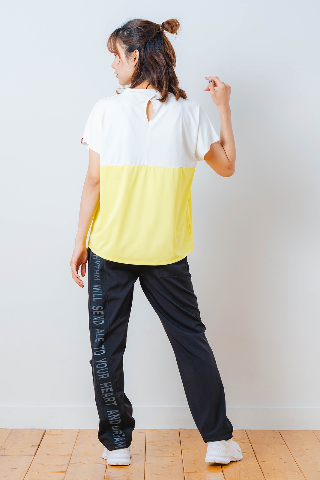 バイカラー Tシャツ  イエロー 1534-1614 