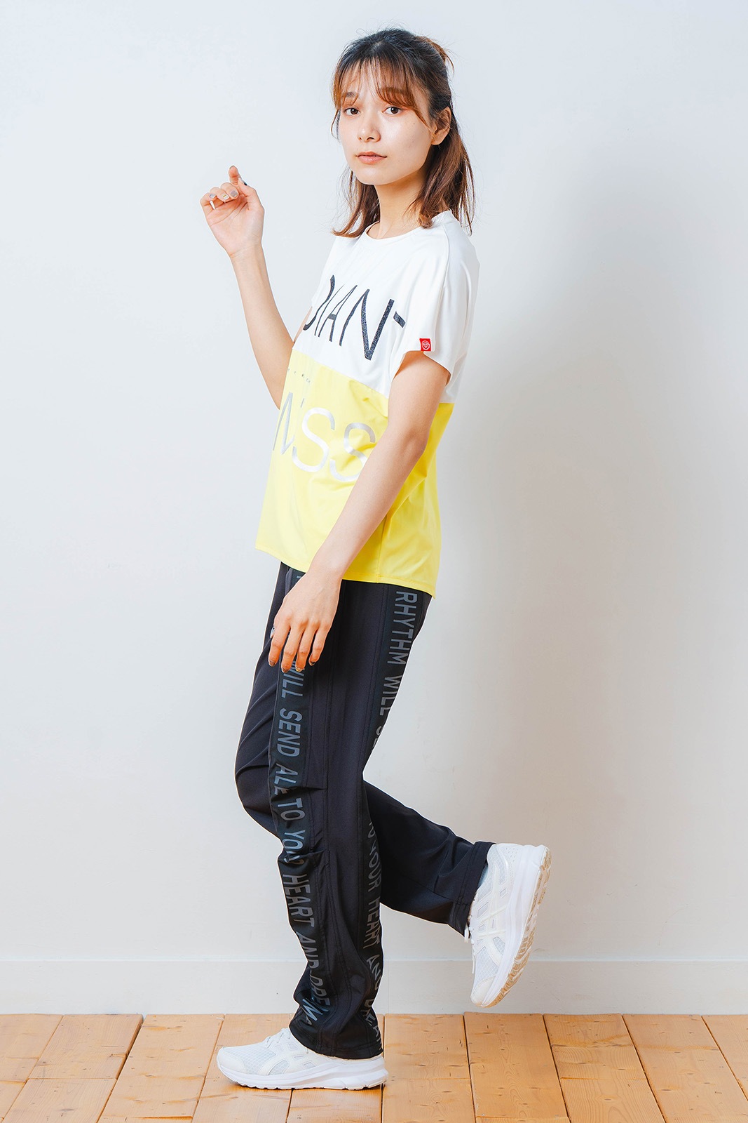 バイカラー Tシャツ  イエロー 1534-1614 