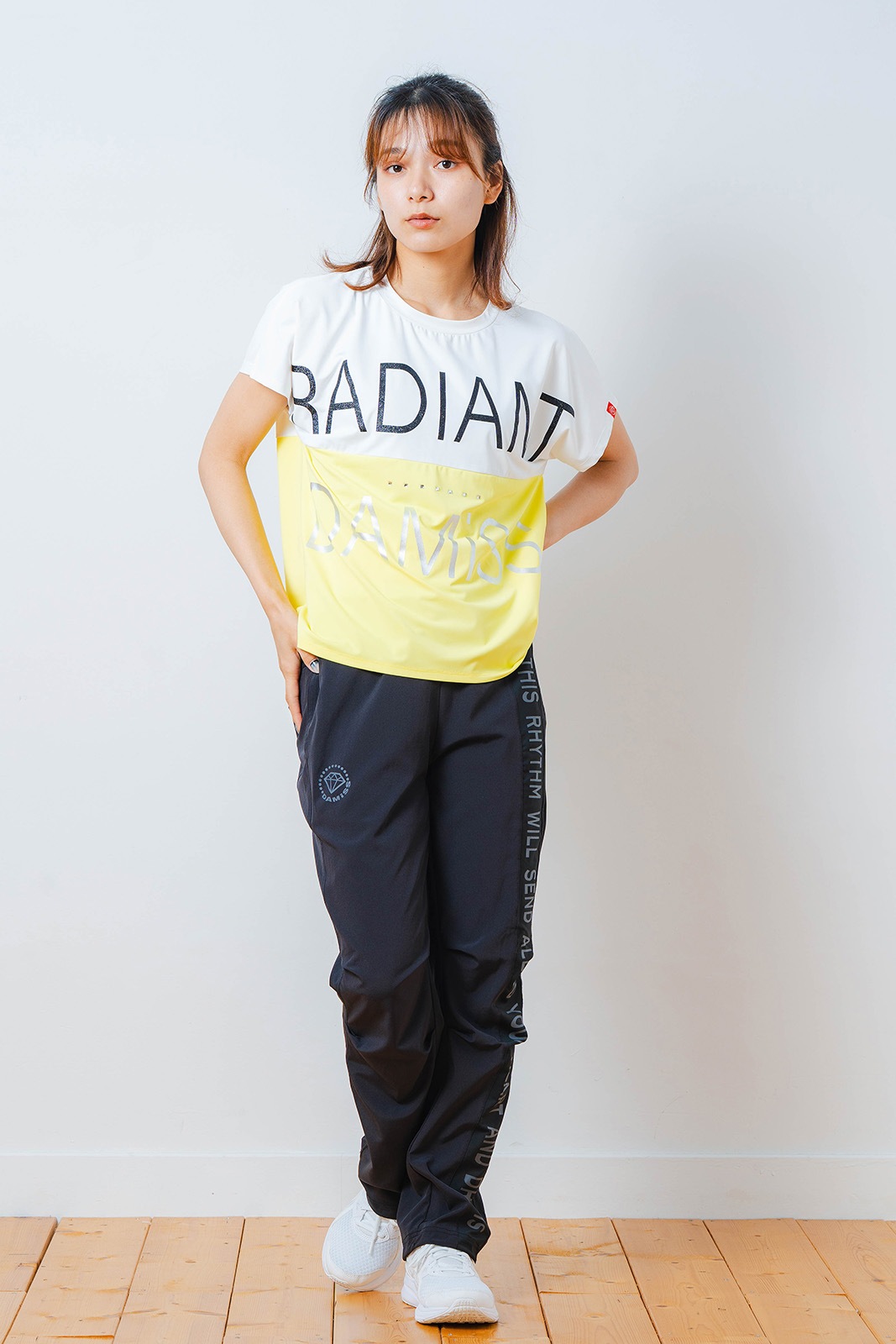 バイカラー Tシャツ  イエロー 1534-1614 