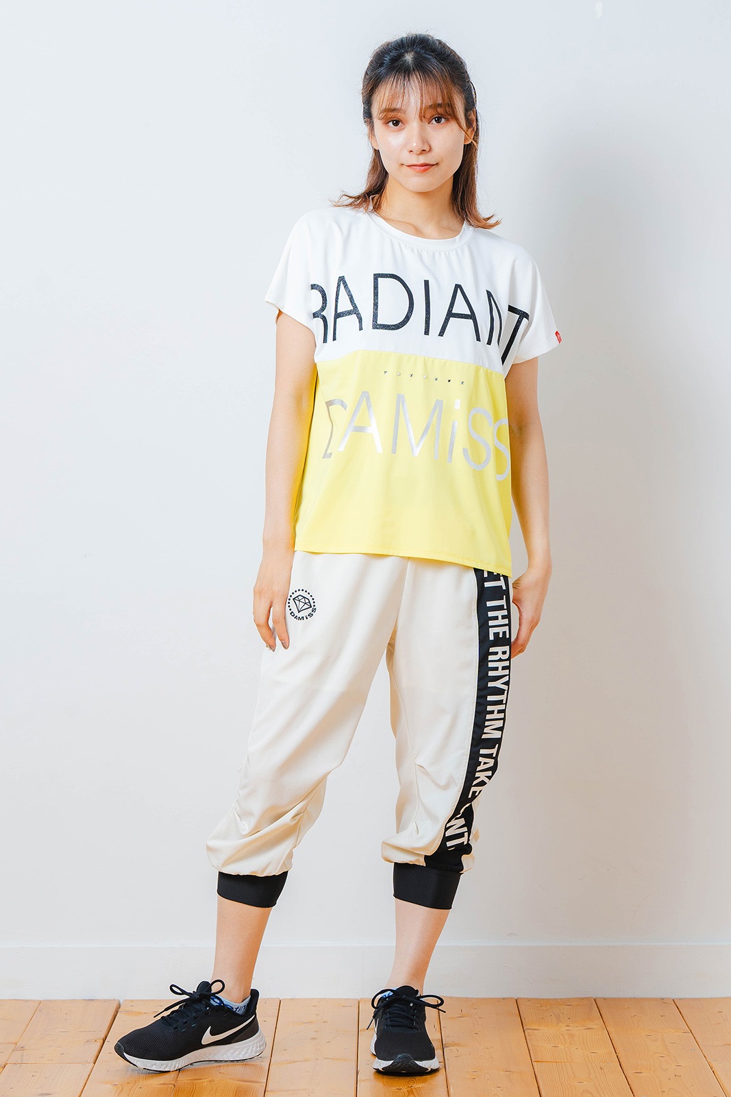 バイカラー Tシャツ  イエロー 1534-1614 