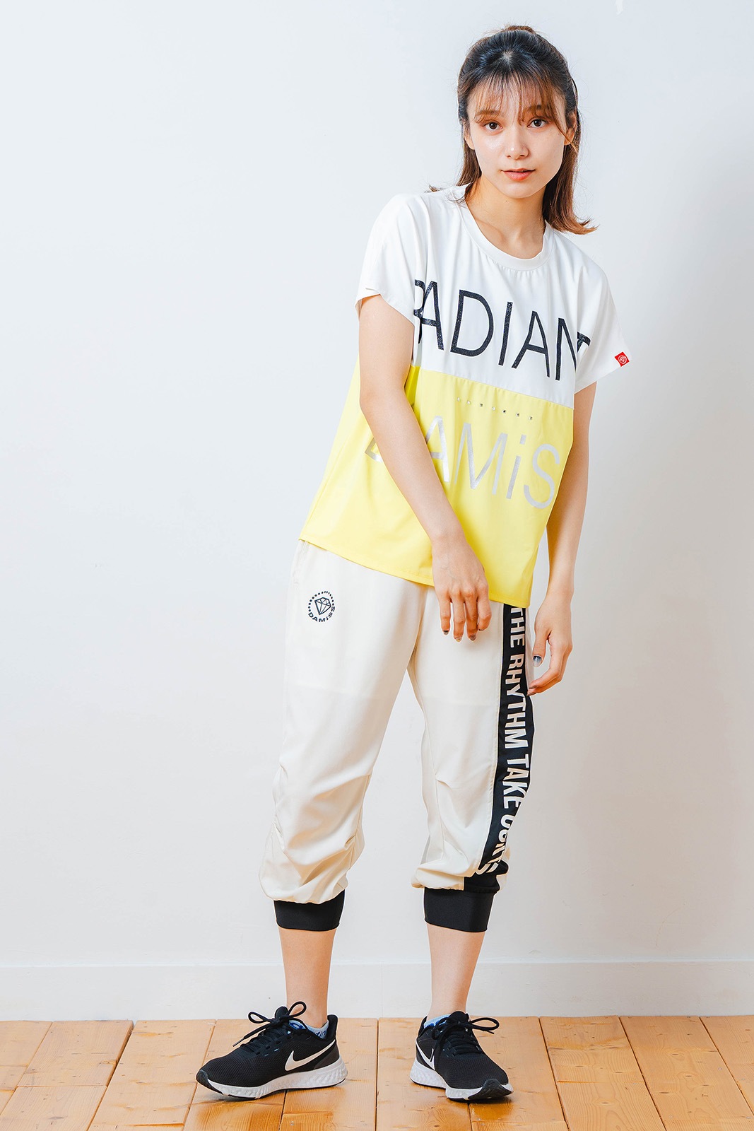 バイカラー Tシャツ  イエロー 1534-1614 