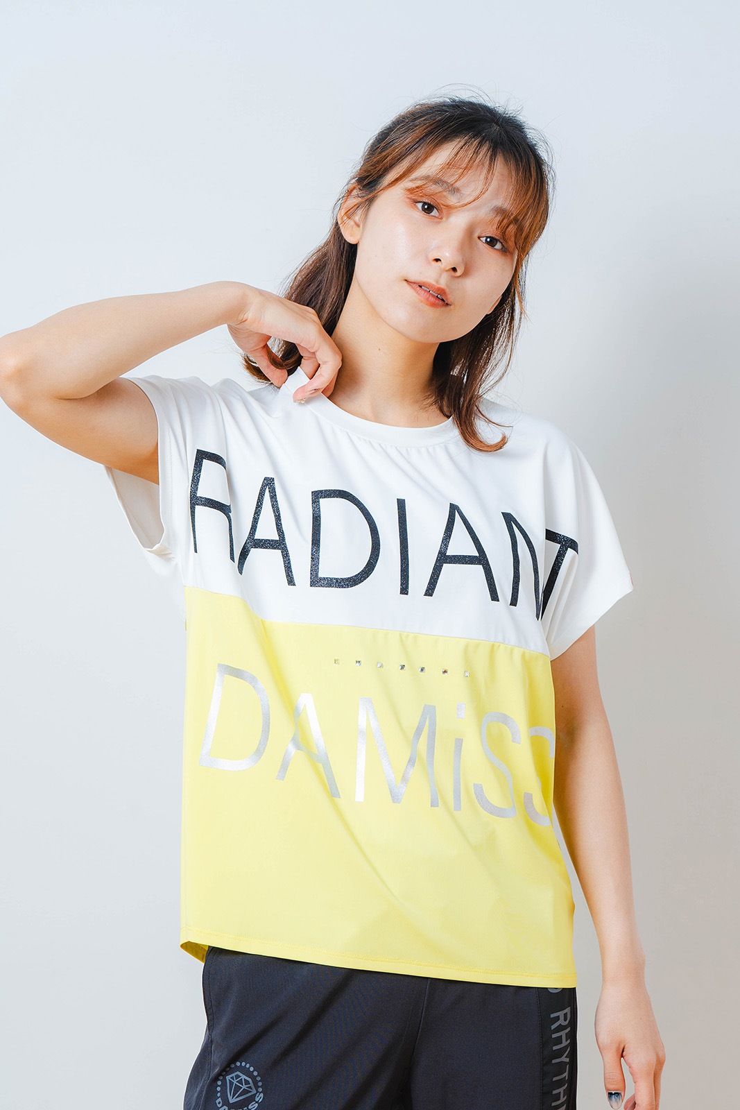 バイカラー Tシャツ  イエロー 1534-1614 