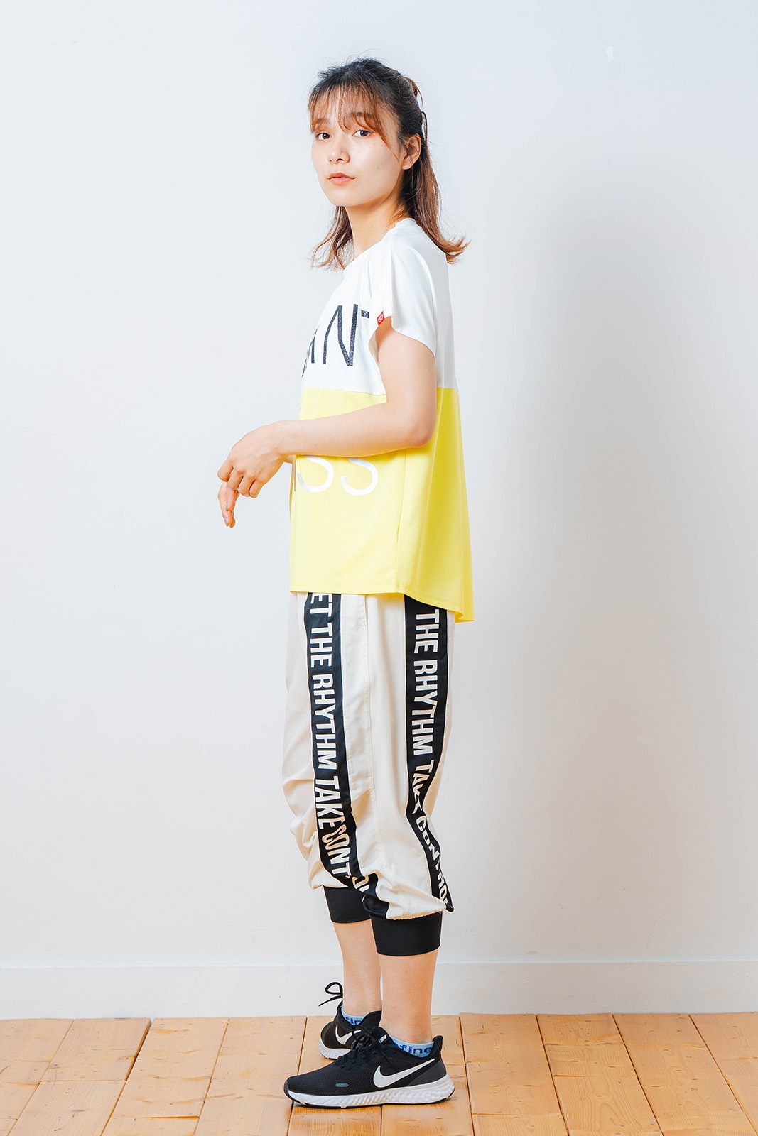 バイカラー Tシャツ  イエロー 1534-1614 