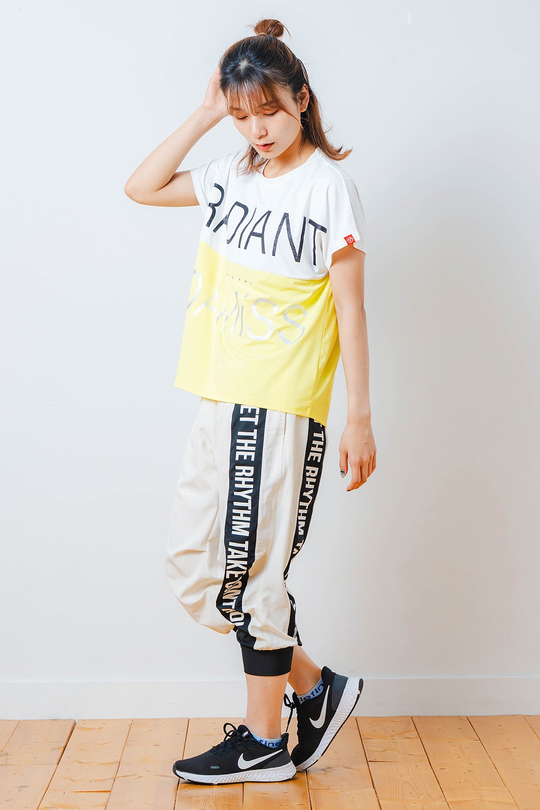 バイカラー Tシャツ  イエロー 1534-1614 