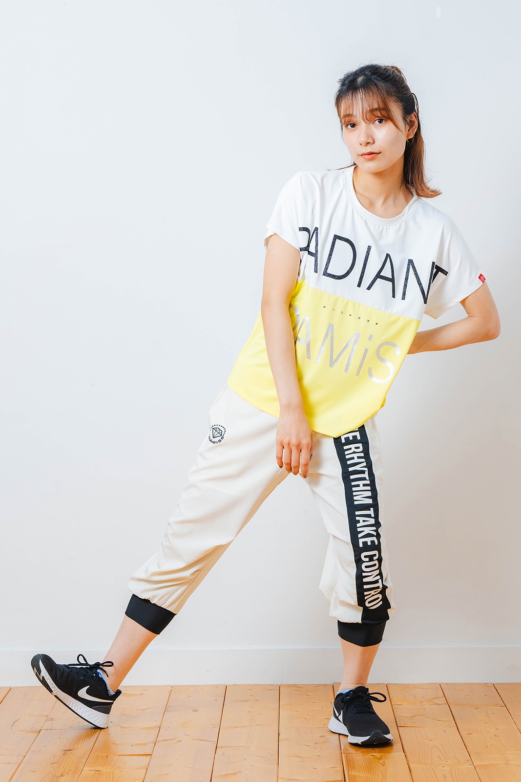 バイカラー Tシャツ  イエロー 1534-1614 