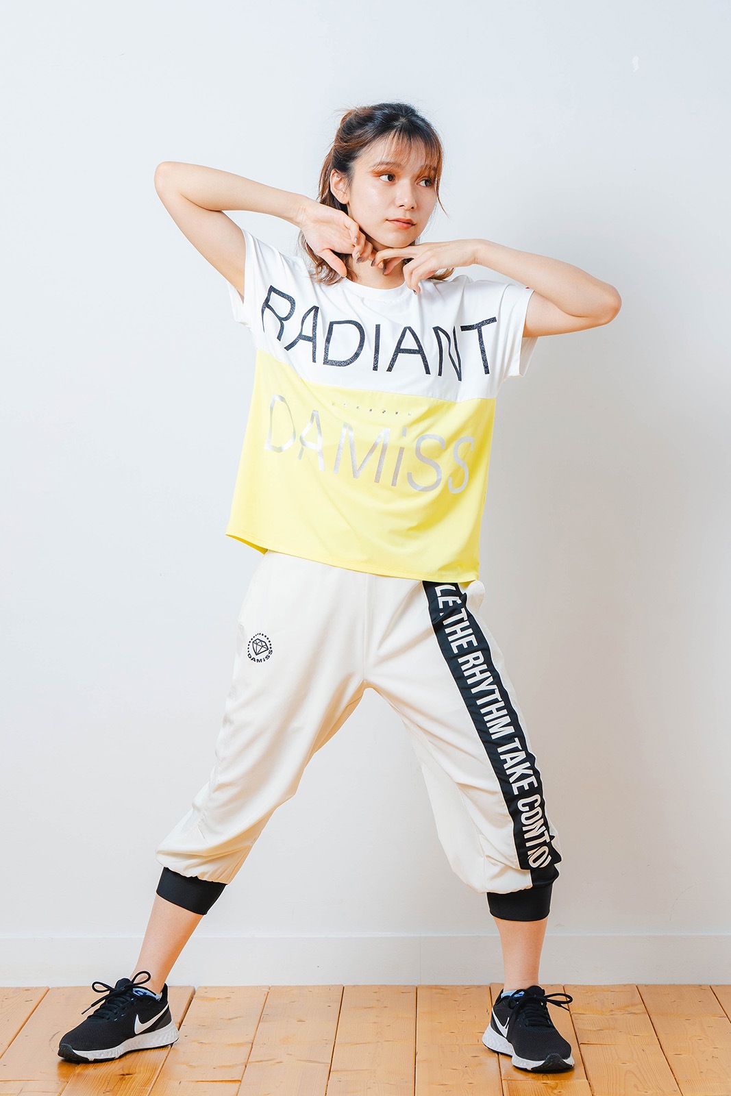 バイカラー Tシャツ  イエロー 1534-1614 