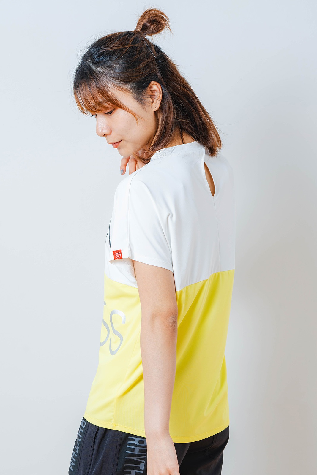 バイカラー Tシャツ  イエロー 1534-1614 