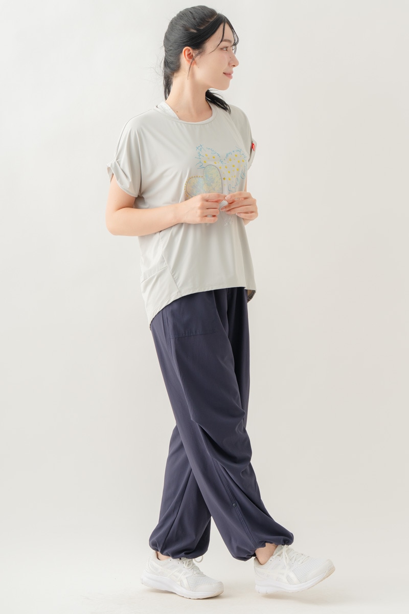 【先行割10％OFF】　MixハートストーンＴシャツ アイスグレー 1634-1489【8/17まで】