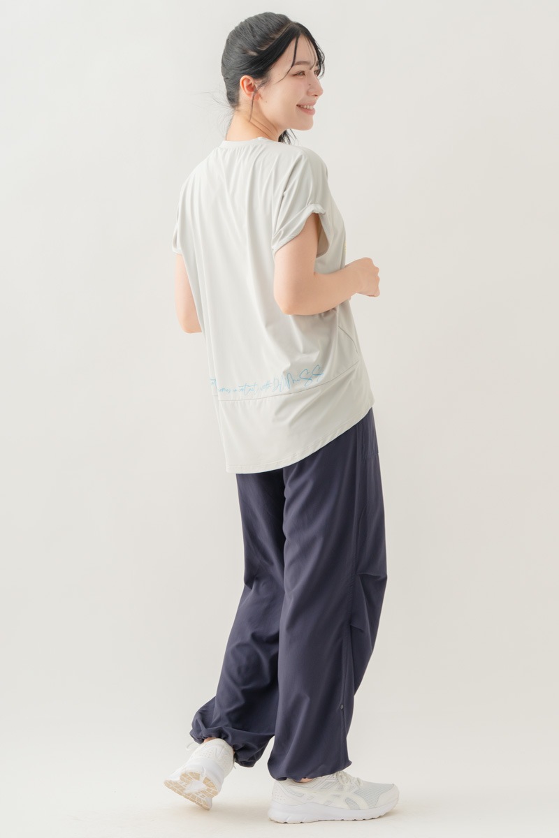 【先行割10％OFF】　MixハートストーンＴシャツ アイスグレー 1634-1489【8/17まで】