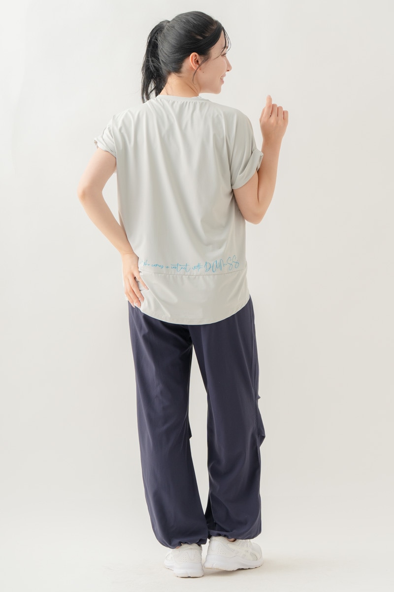 【先行割10％OFF】　MixハートストーンＴシャツ アイスグレー 1634-1489【8/17まで】