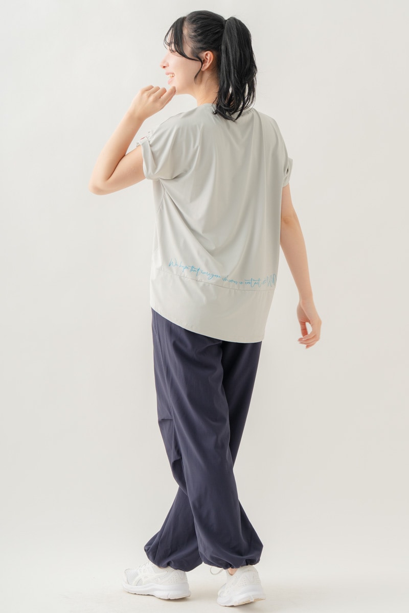 【先行割10％OFF】　MixハートストーンＴシャツ アイスグレー 1634-1489【8/17まで】