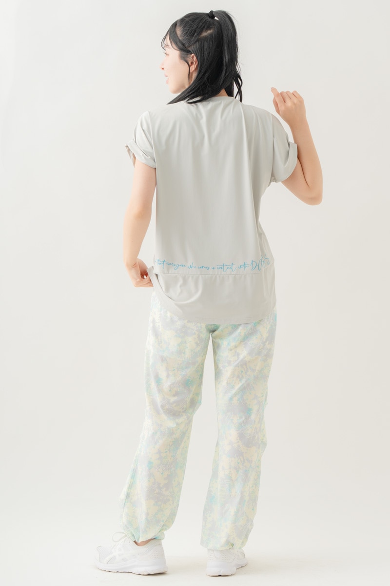 【先行割10％OFF】　MixハートストーンＴシャツ アイスグレー 1634-1489【8/17まで】