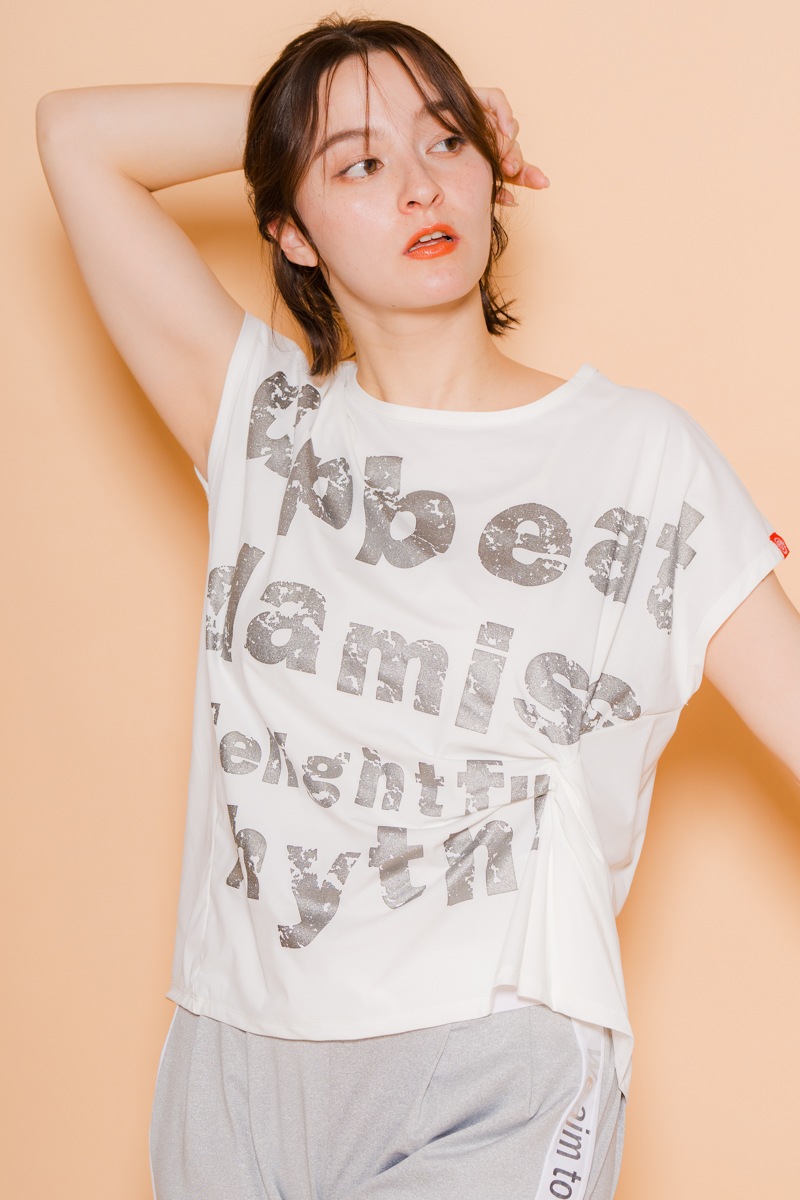パネルロゴTシャツ ホワイト 1434-1604