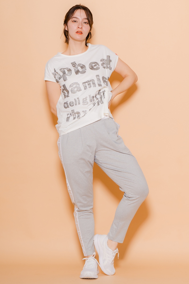 パネルロゴTシャツ ホワイト 1434-1604