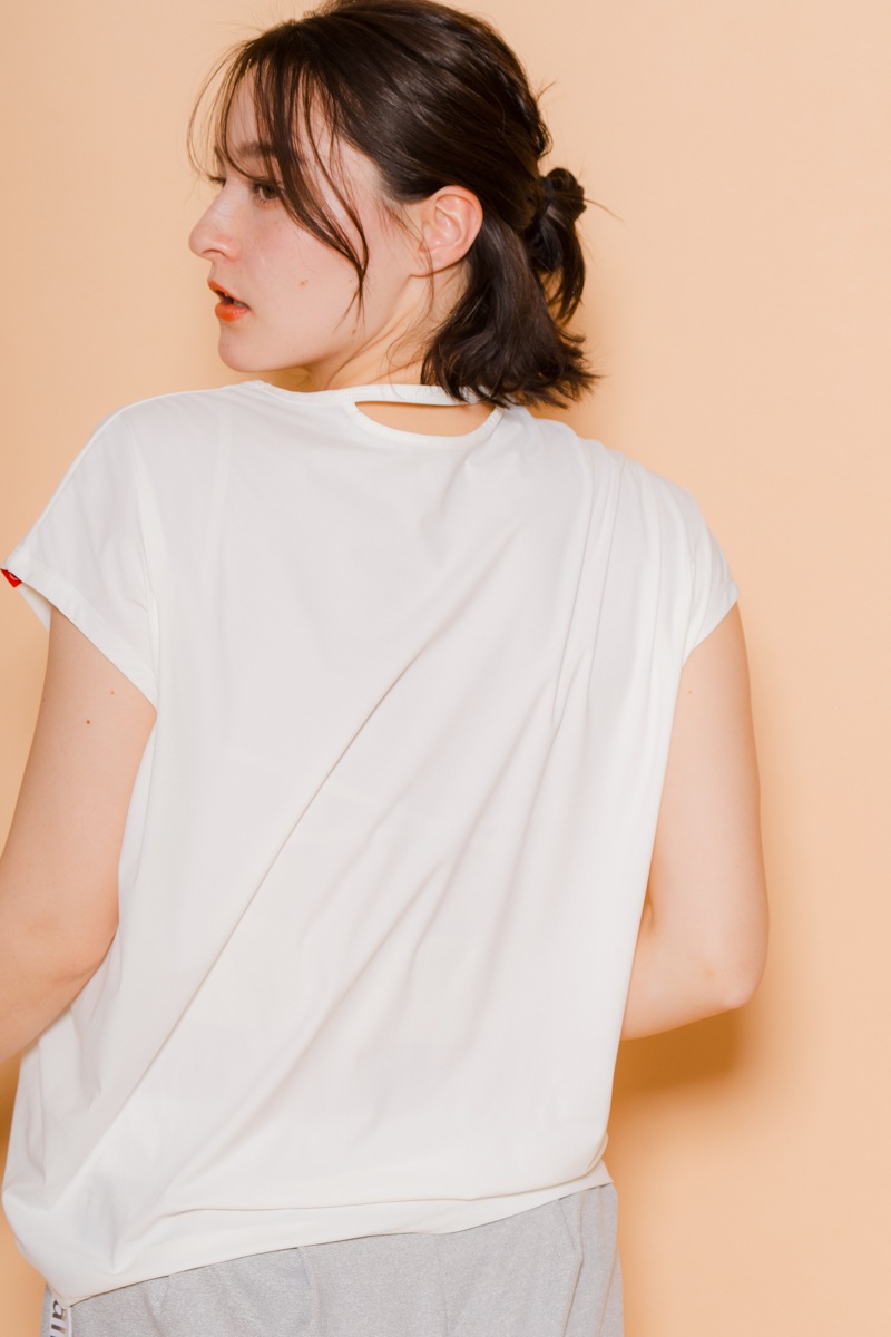 パネルロゴTシャツ ホワイト 1434-1604