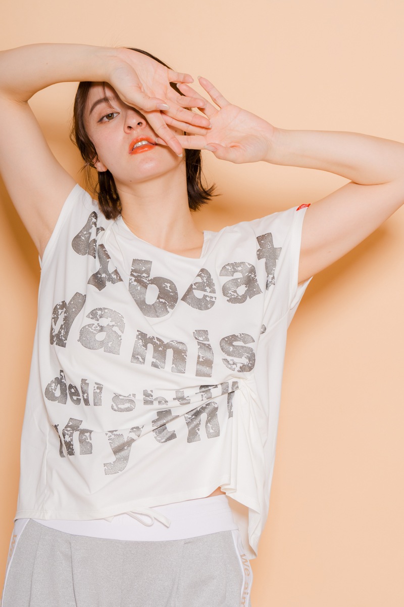 パネルロゴTシャツ ホワイト 1434-1604