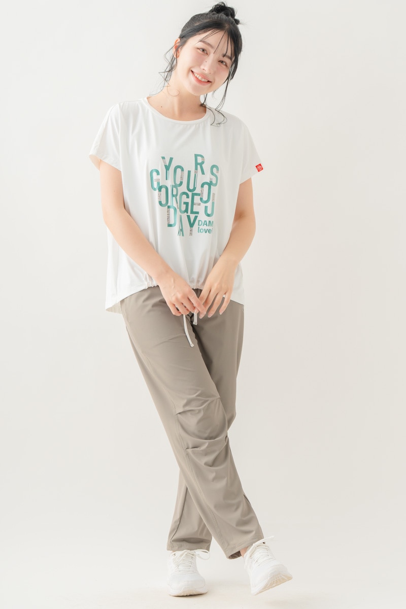 【先行割10％OFF】　メタルロゴプリントTシャツ ホワイト 1634-1490【8/17まで】