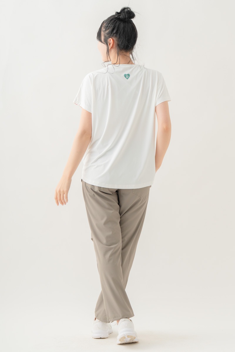 【先行割10％OFF】　メタルロゴプリントTシャツ ホワイト 1634-1490【8/17まで】