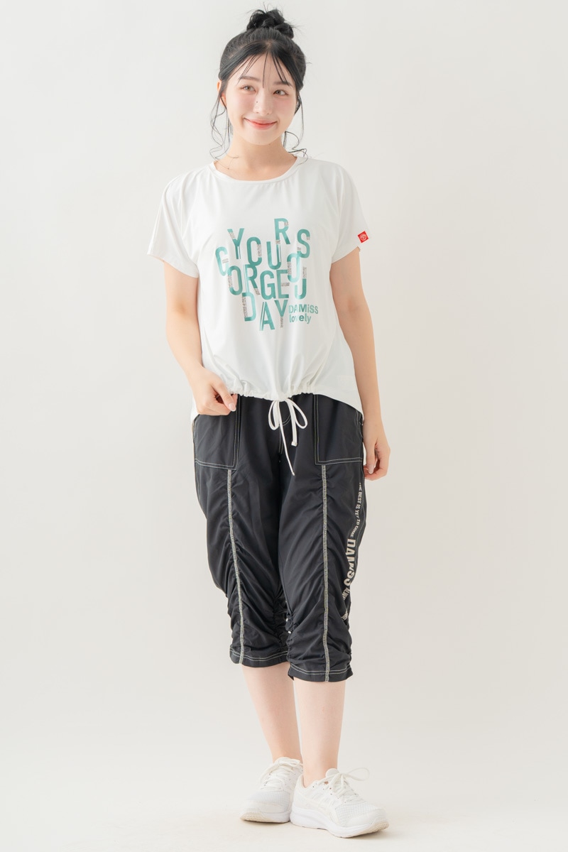 【先行割10％OFF】　メタルロゴプリントTシャツ ホワイト 1634-1490【8/17まで】