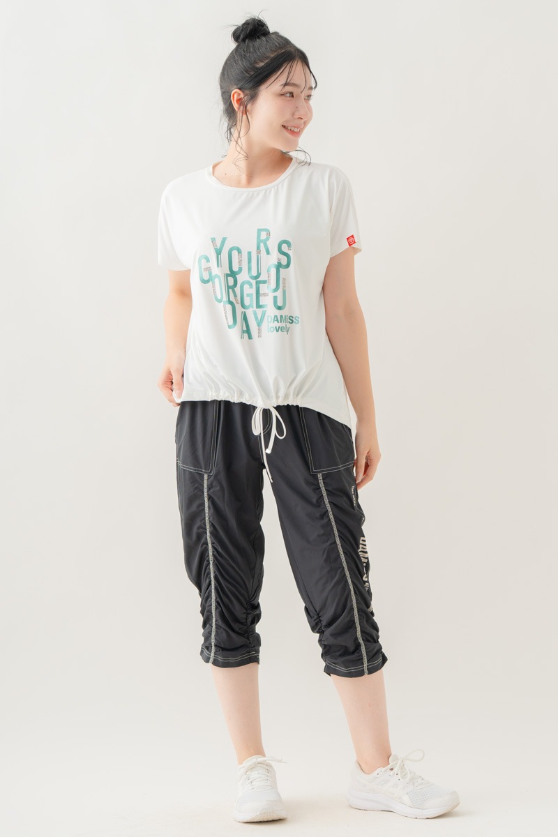 【先行割10％OFF】　メタルロゴプリントTシャツ ホワイト 1634-1490【8/17まで】