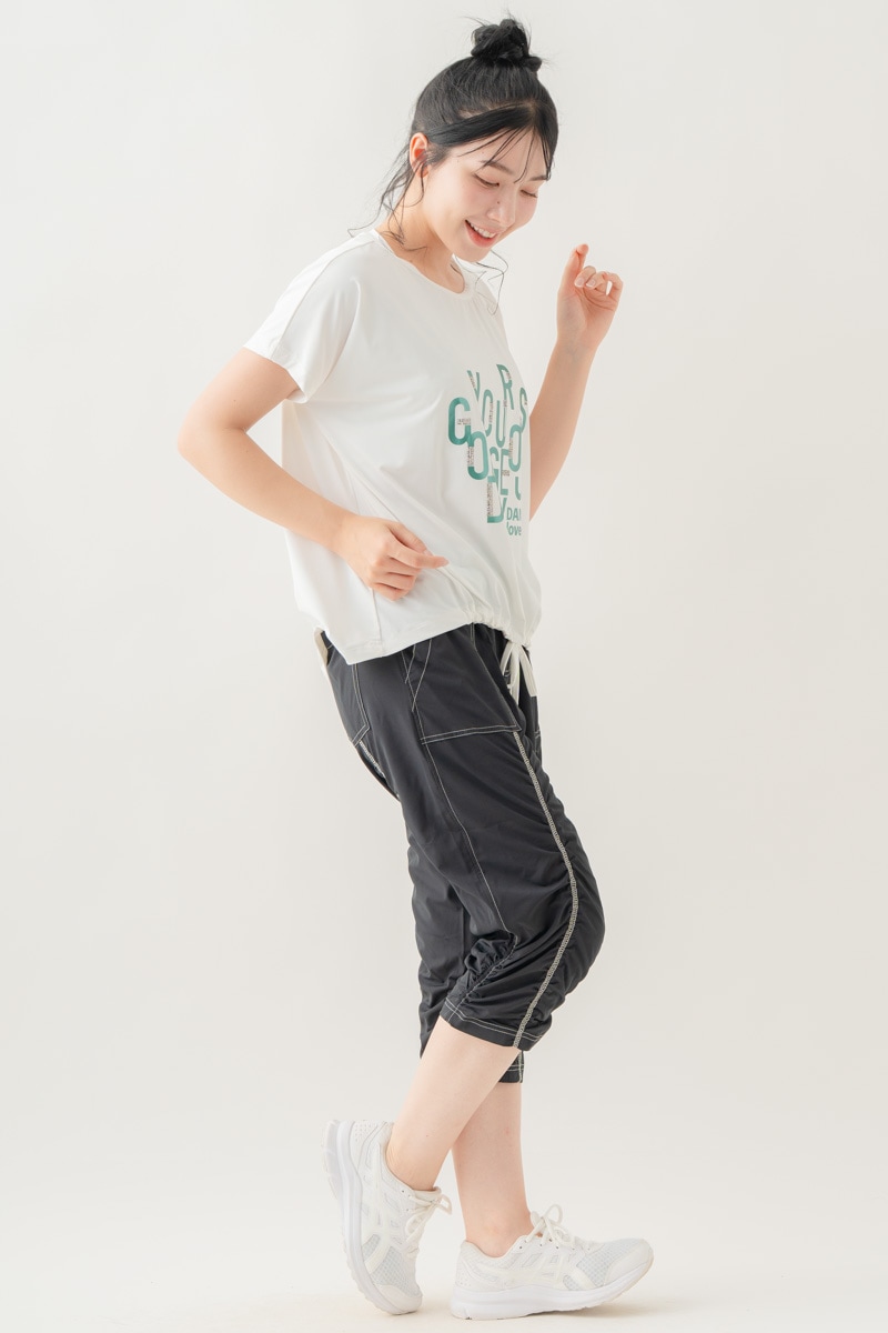 【先行割10％OFF】　メタルロゴプリントTシャツ ホワイト 1634-1490【8/17まで】