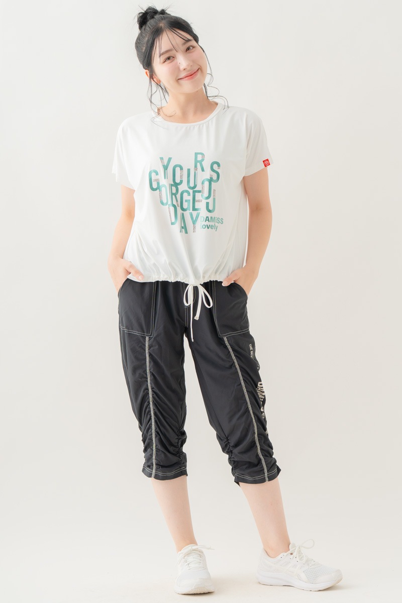 【先行割10％OFF】　メタルロゴプリントTシャツ ホワイト 1634-1490【8/17まで】