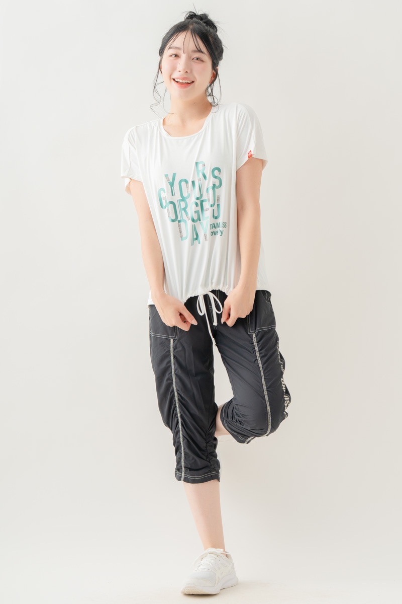 【先行割10％OFF】　メタルロゴプリントTシャツ ホワイト 1634-1490【8/17まで】