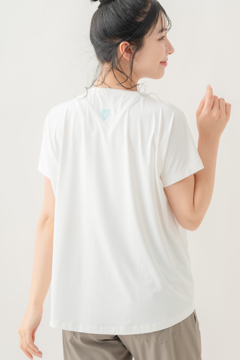 【先行割10％OFF】　メタルロゴプリントTシャツ ホワイト 1634-1490【8/17まで】