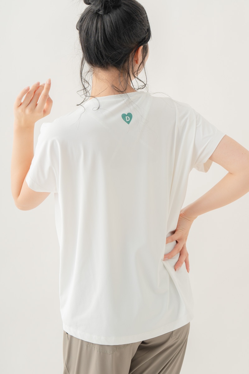 【先行割10％OFF】　メタルロゴプリントTシャツ ホワイト 1634-1490【8/17まで】