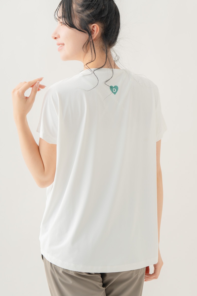 【先行割10％OFF】　メタルロゴプリントTシャツ ホワイト 1634-1490【8/17まで】