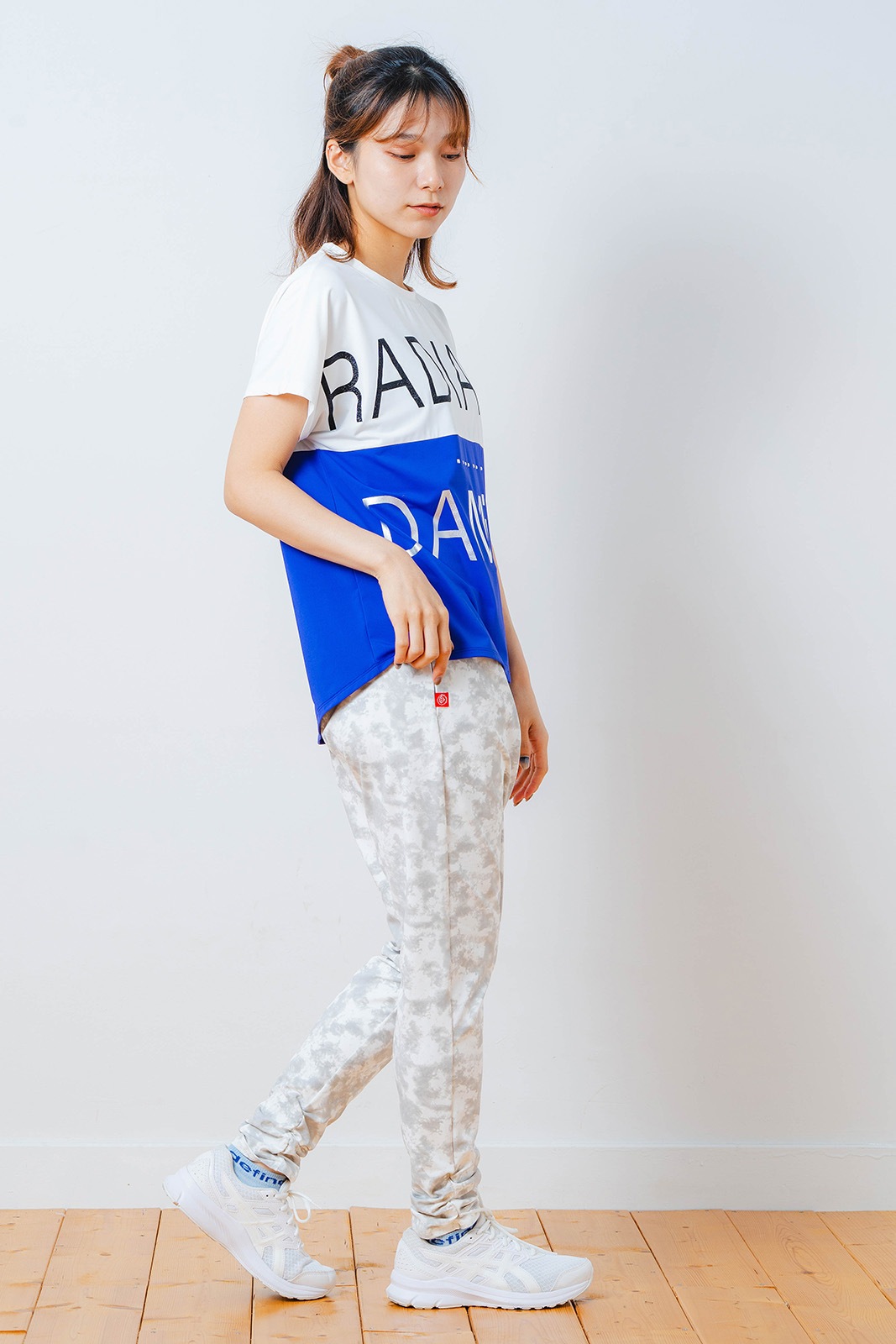 バイカラー Tシャツ ブルー 1534-1614