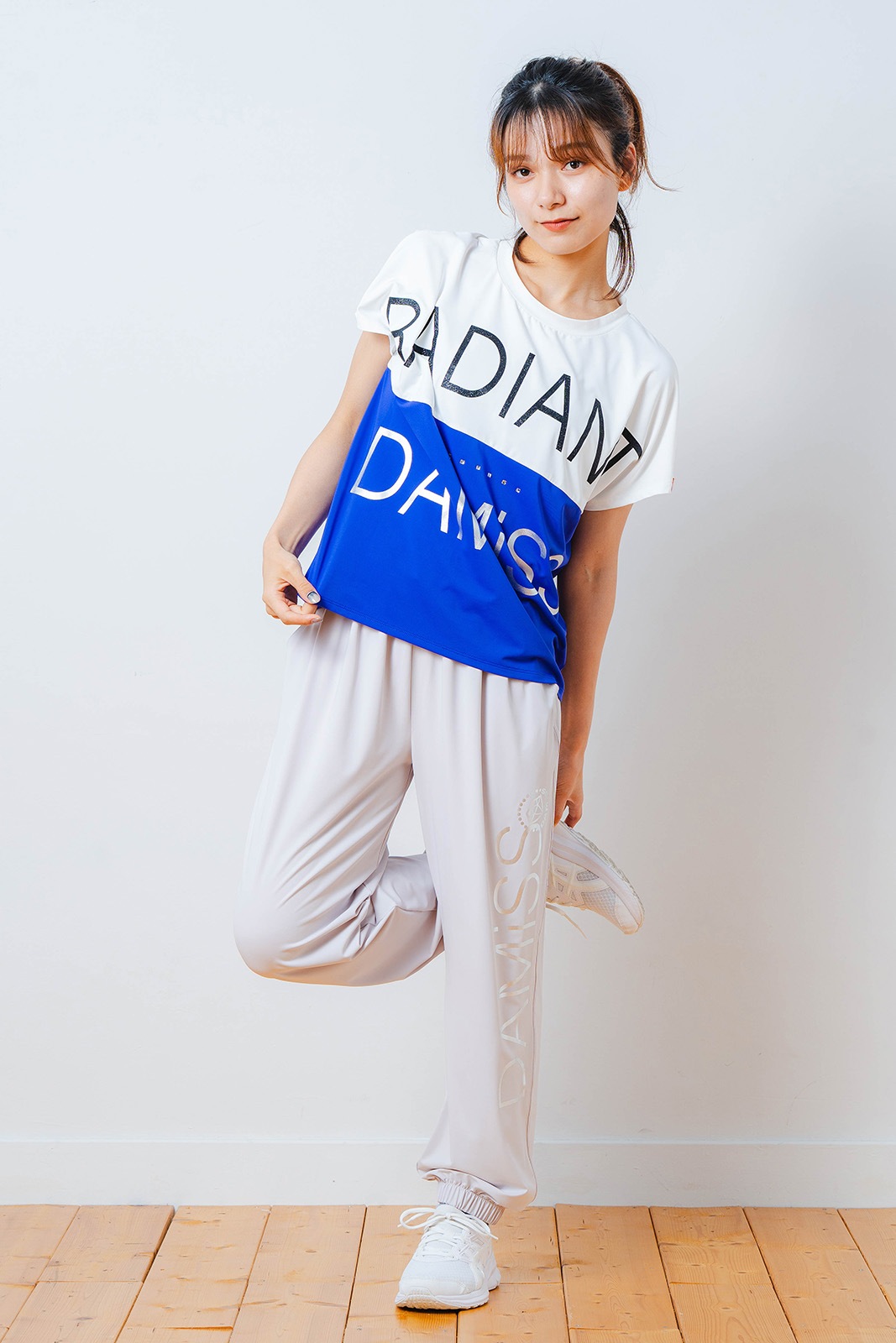 バイカラー Tシャツ ブルー 1534-1614