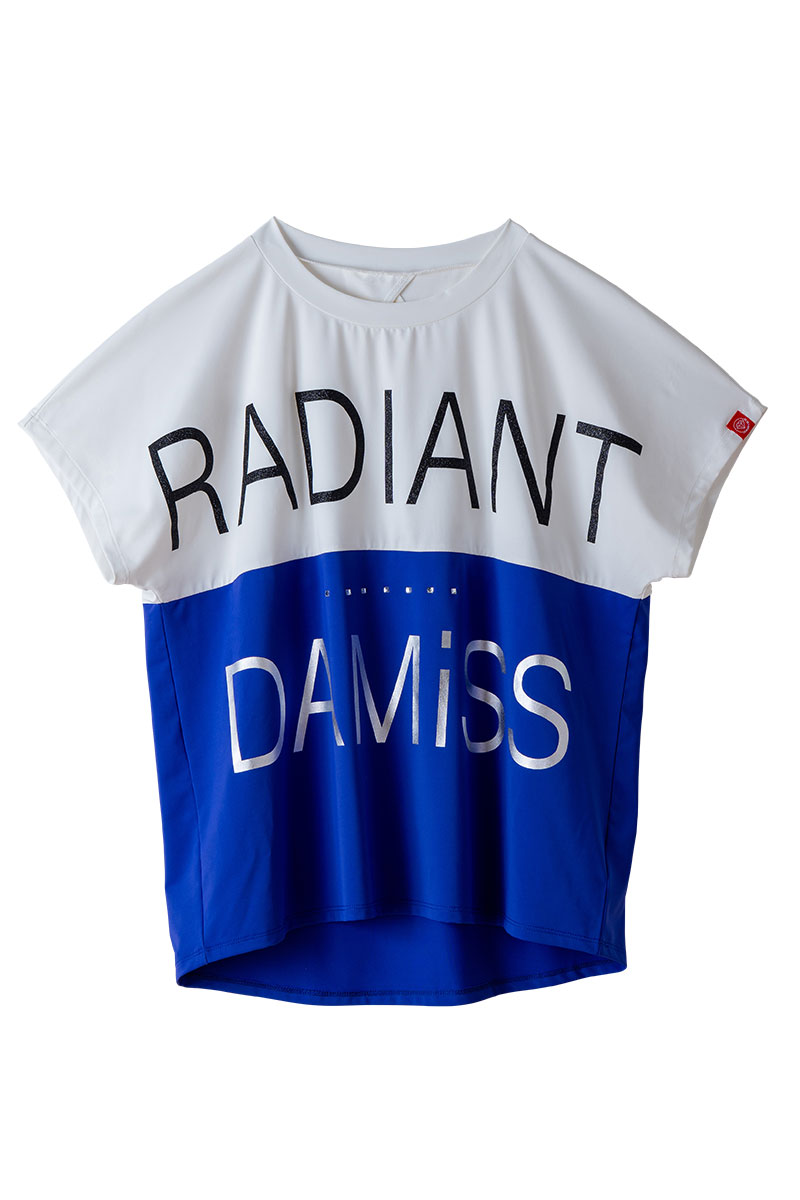 バイカラー Tシャツ ブルー 1534-1614