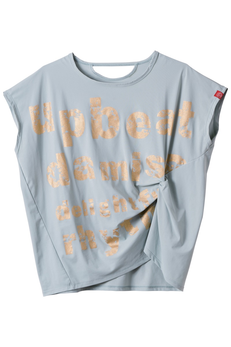 パネルロゴTシャツ チャコール 1434-1604 ★