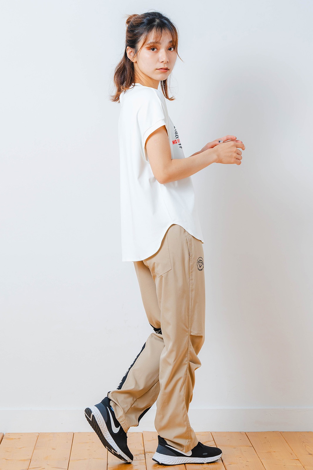 ハートゼブラ Tシャツ ホワイト 1534-1615