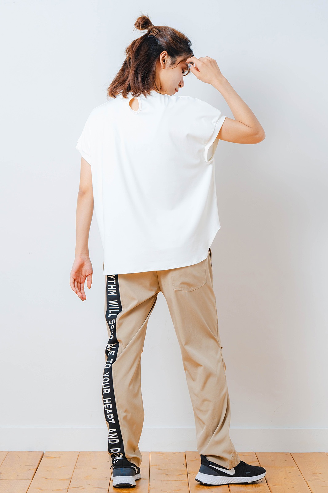 ハートゼブラ Tシャツ ホワイト 1534-1615