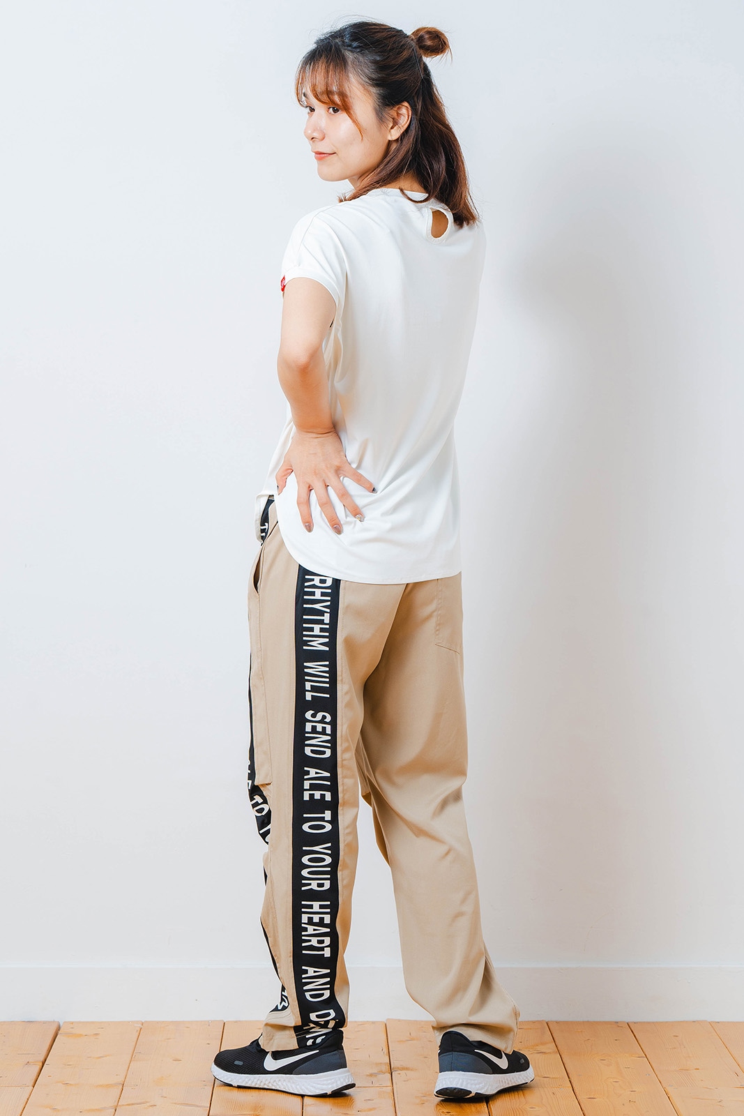 ハートゼブラ Tシャツ ホワイト 1534-1615