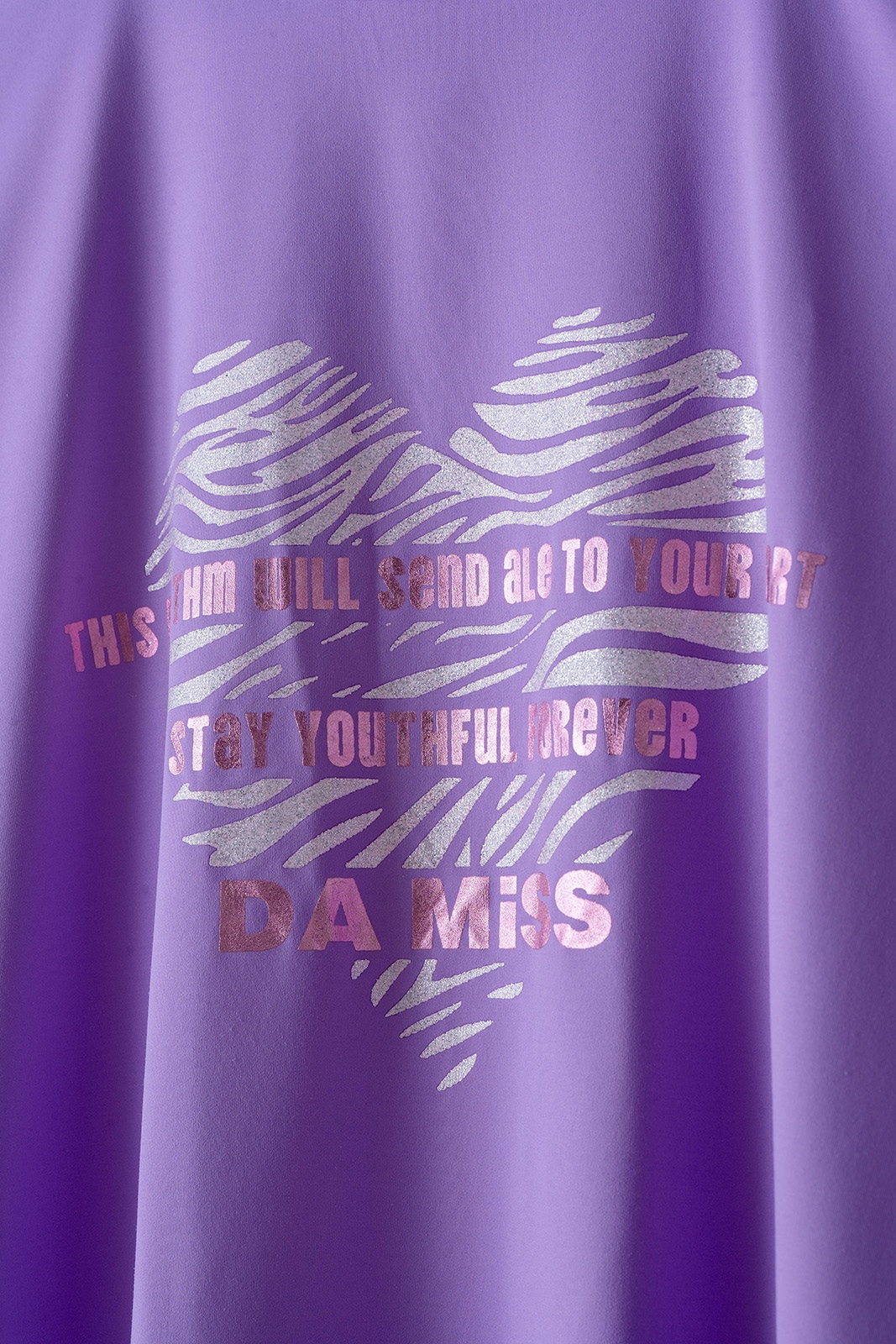 ハートゼブラ Tシャツ ホワイト 1534-1615