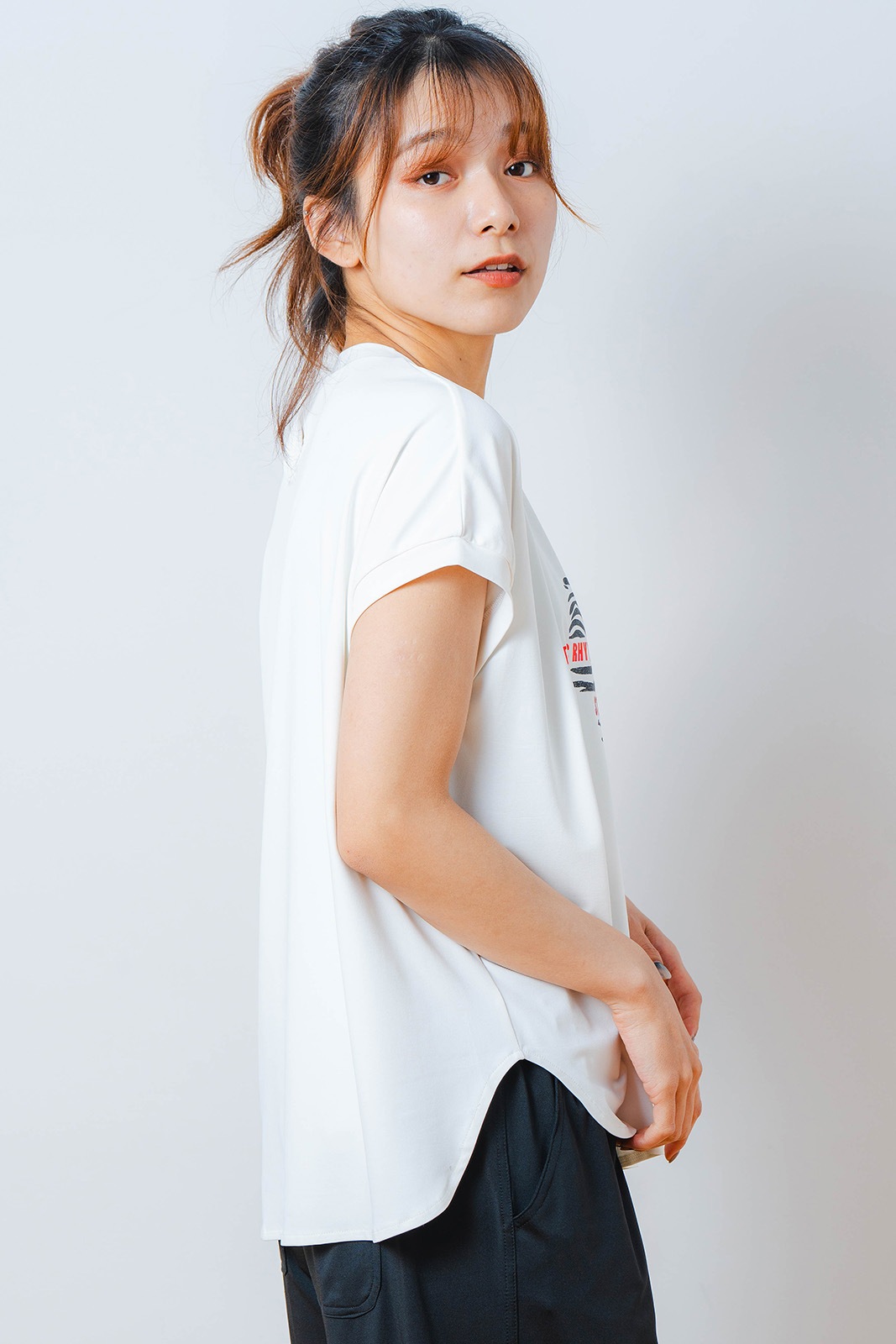 ハートゼブラ Tシャツ ホワイト 1534-1615