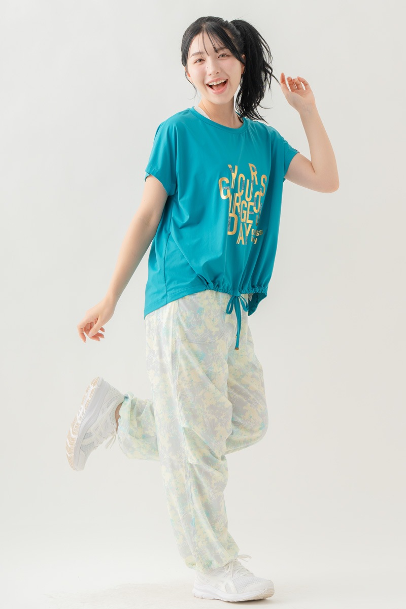 【先行割10％OFF】　メタルロゴプリントTシャツ ブルー 1634-1490【8/17まで】