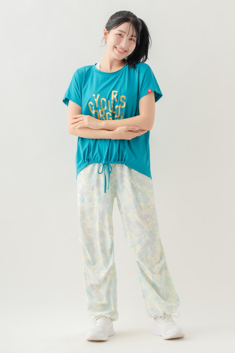 【先行割10％OFF】　メタルロゴプリントTシャツ ブルー 1634-1490【8/17まで】