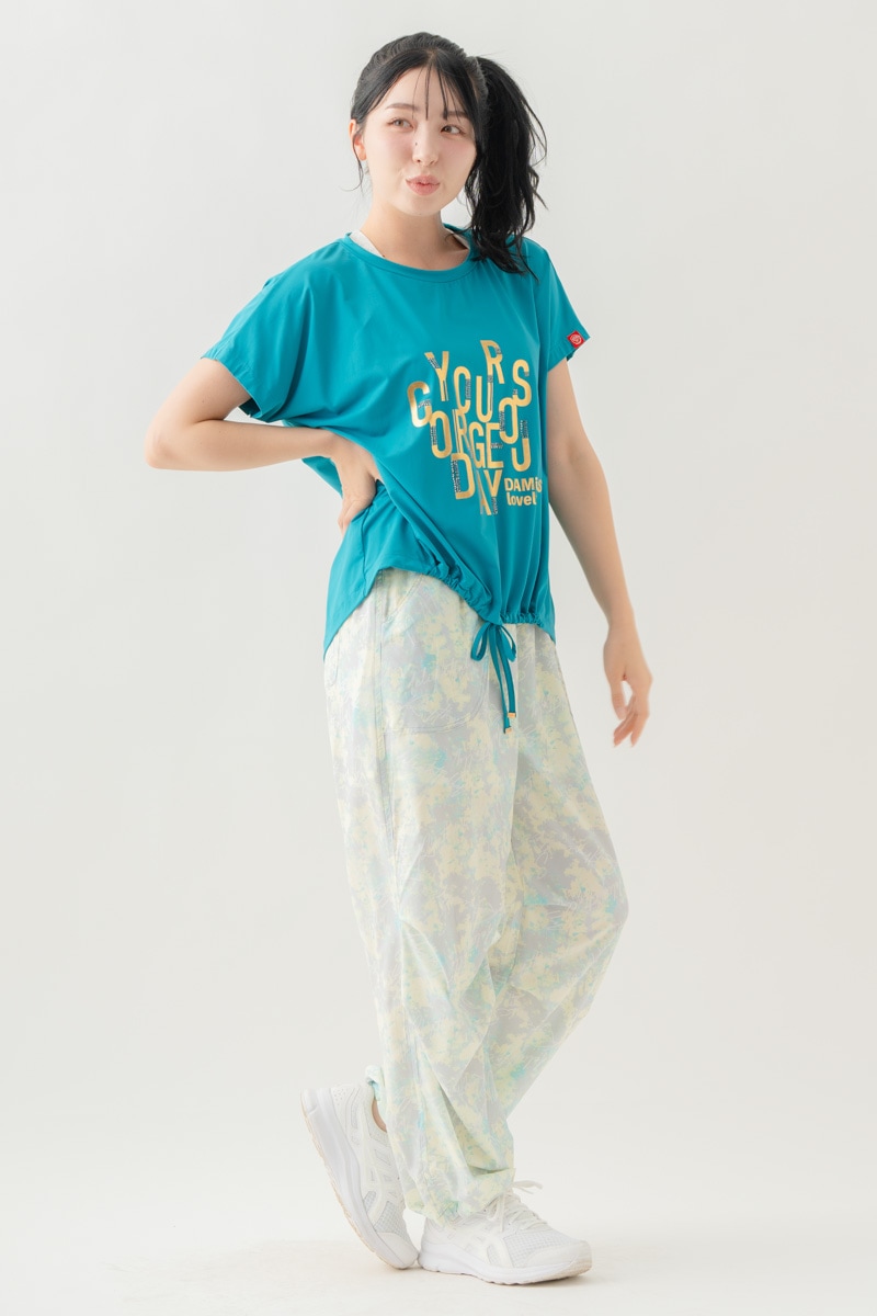 【先行割10％OFF】　メタルロゴプリントTシャツ ブルー 1634-1490【8/17まで】